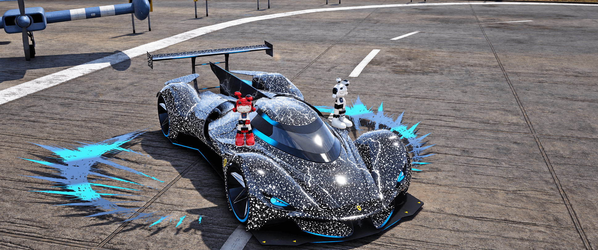 Ferrari Piero T2 LM Stradale LMP1 (Animated Lights)